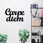 Wallity Carpediem 1 Accesorio Decorativo de Pared Metálico Negro 50 x 38 cm
